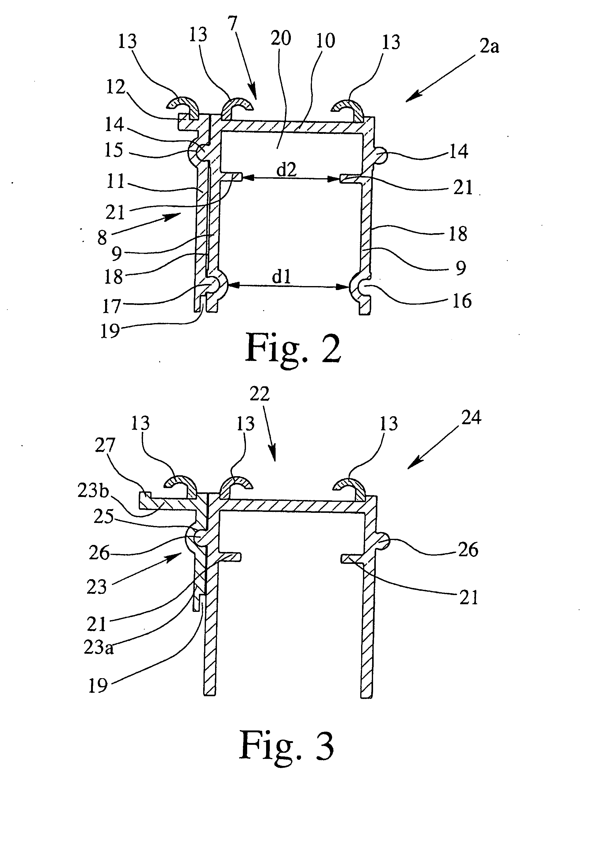 System for dividing off areas of a room