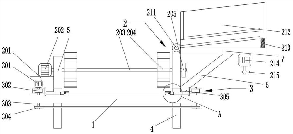 Opening supporting and fixing device for steel pipe machining and capable of conveniently and rapidly placing steel pipes