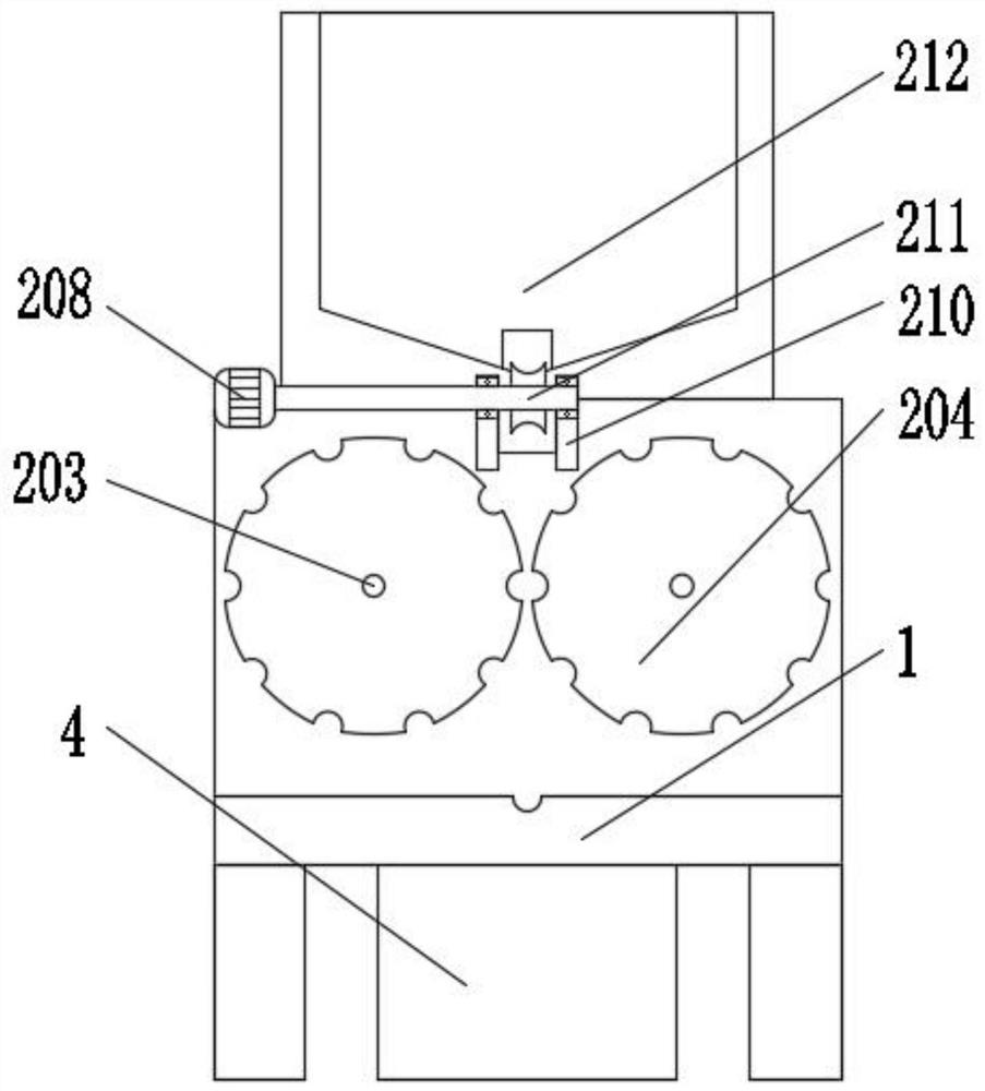 Opening supporting and fixing device for steel pipe machining and capable of conveniently and rapidly placing steel pipes