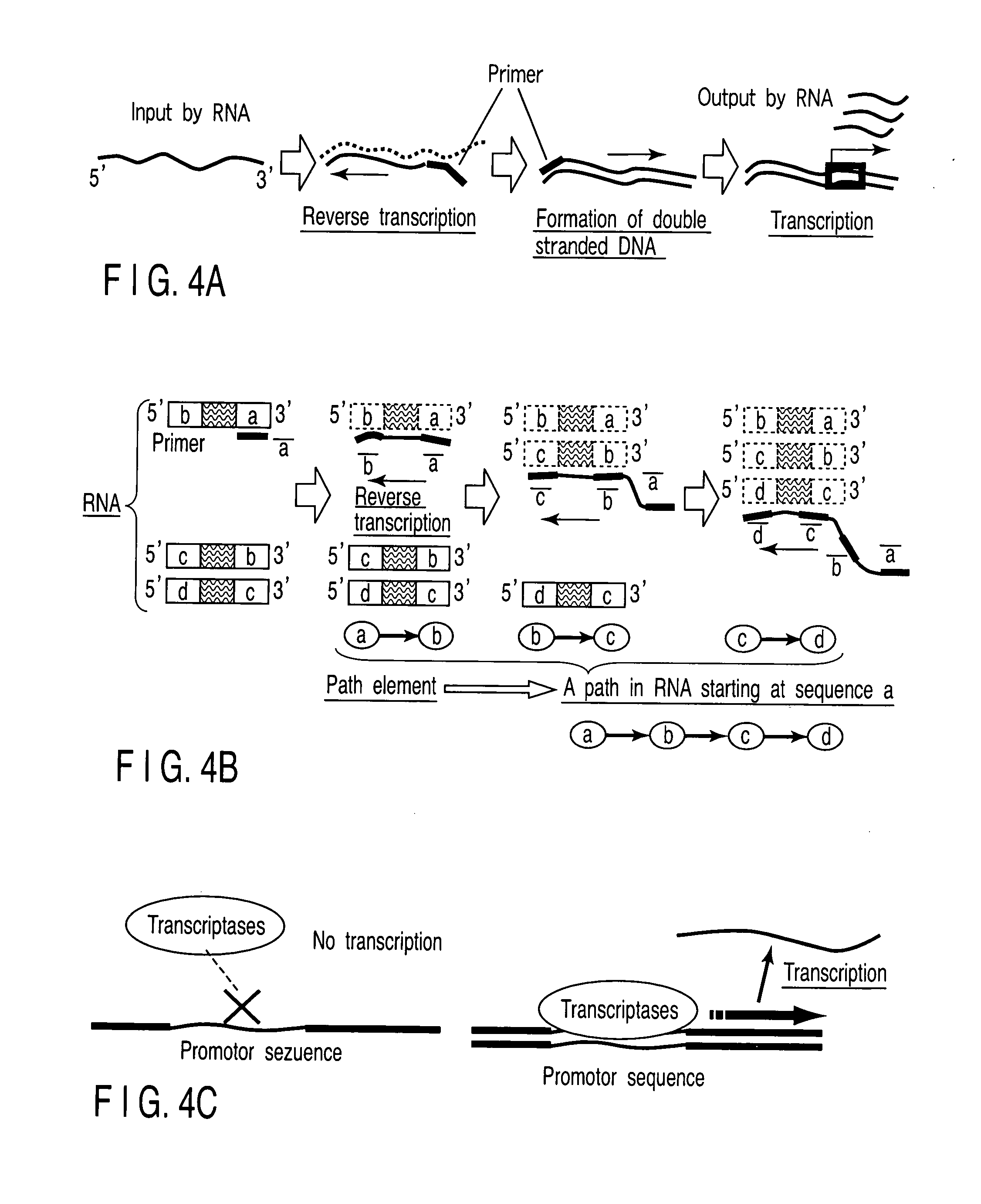 Method for information processing with nucleic acid molecules