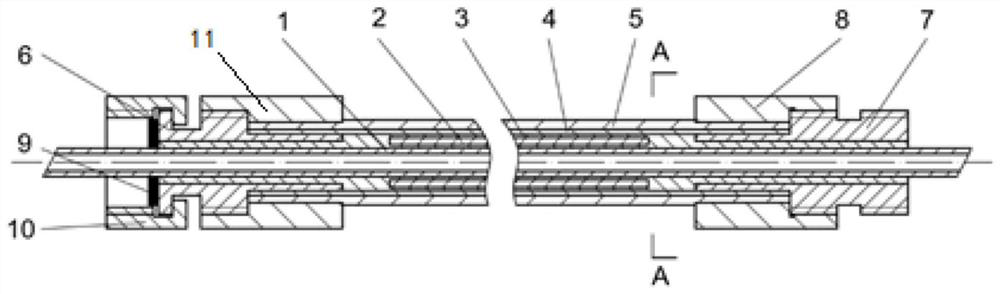 Optical fiber line structure unit and optical fiber line