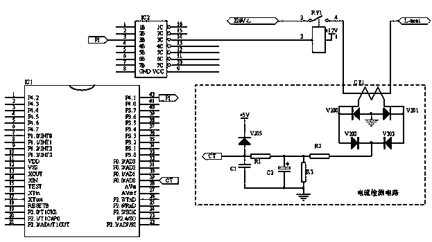 Fault detection method and fault protective circuit for air-conditioning auxiliary electric heater