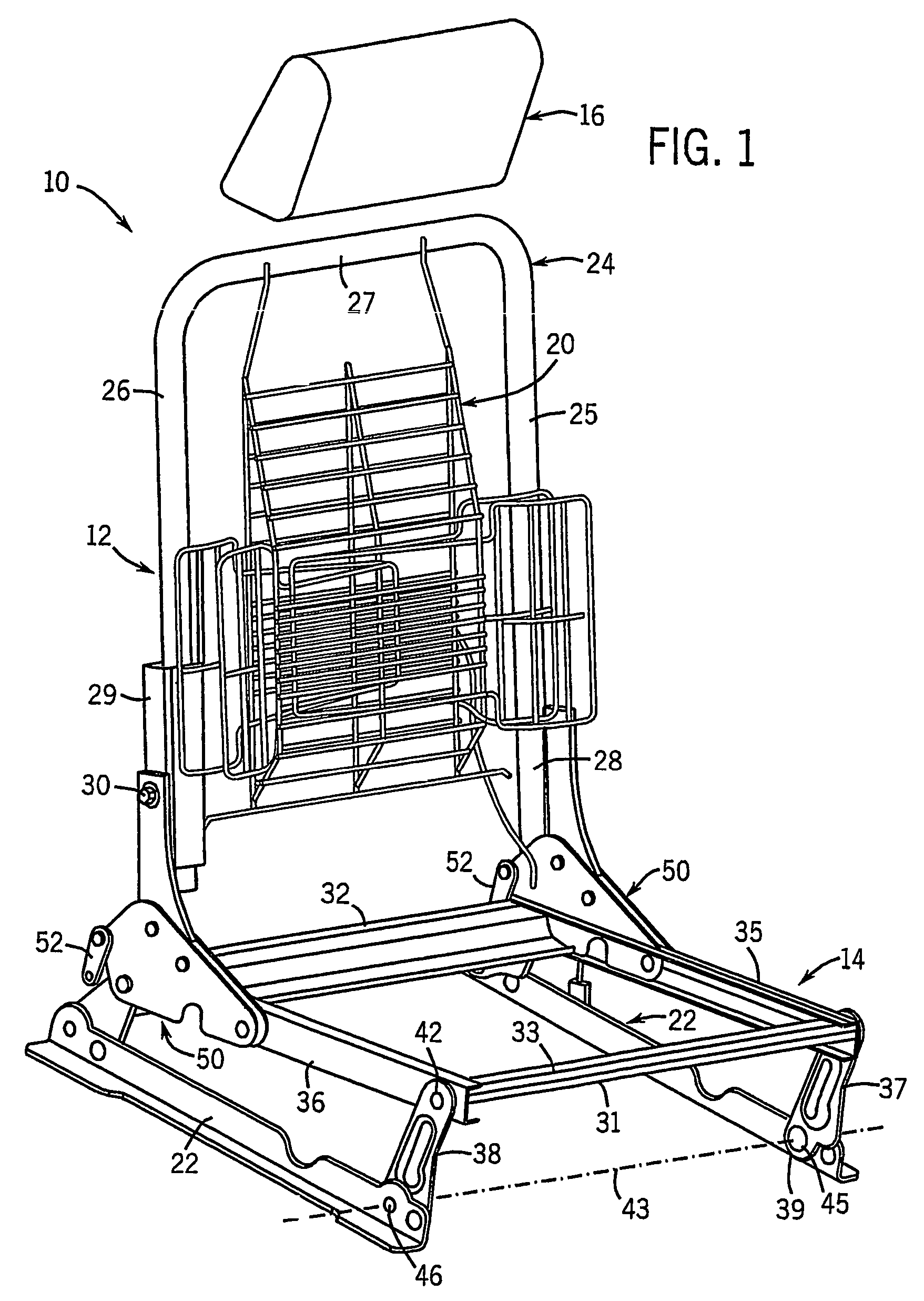 Thin profile folding vehicle seat