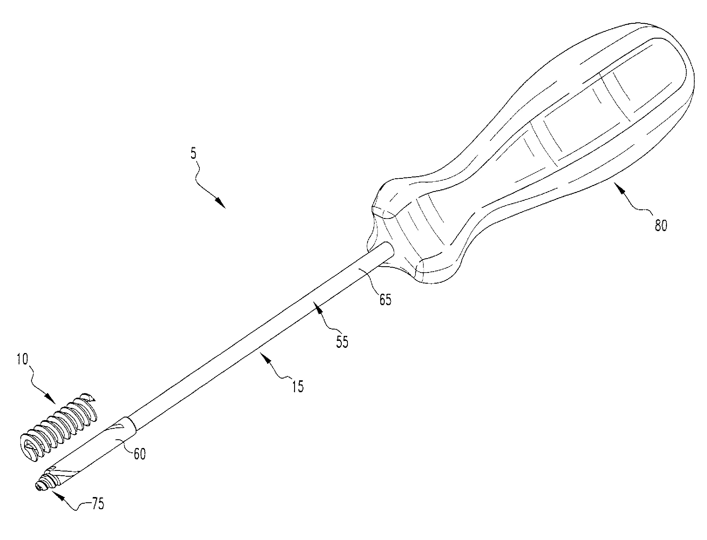 Helicoil interference fixation system for attaching a graft ligament to a bone