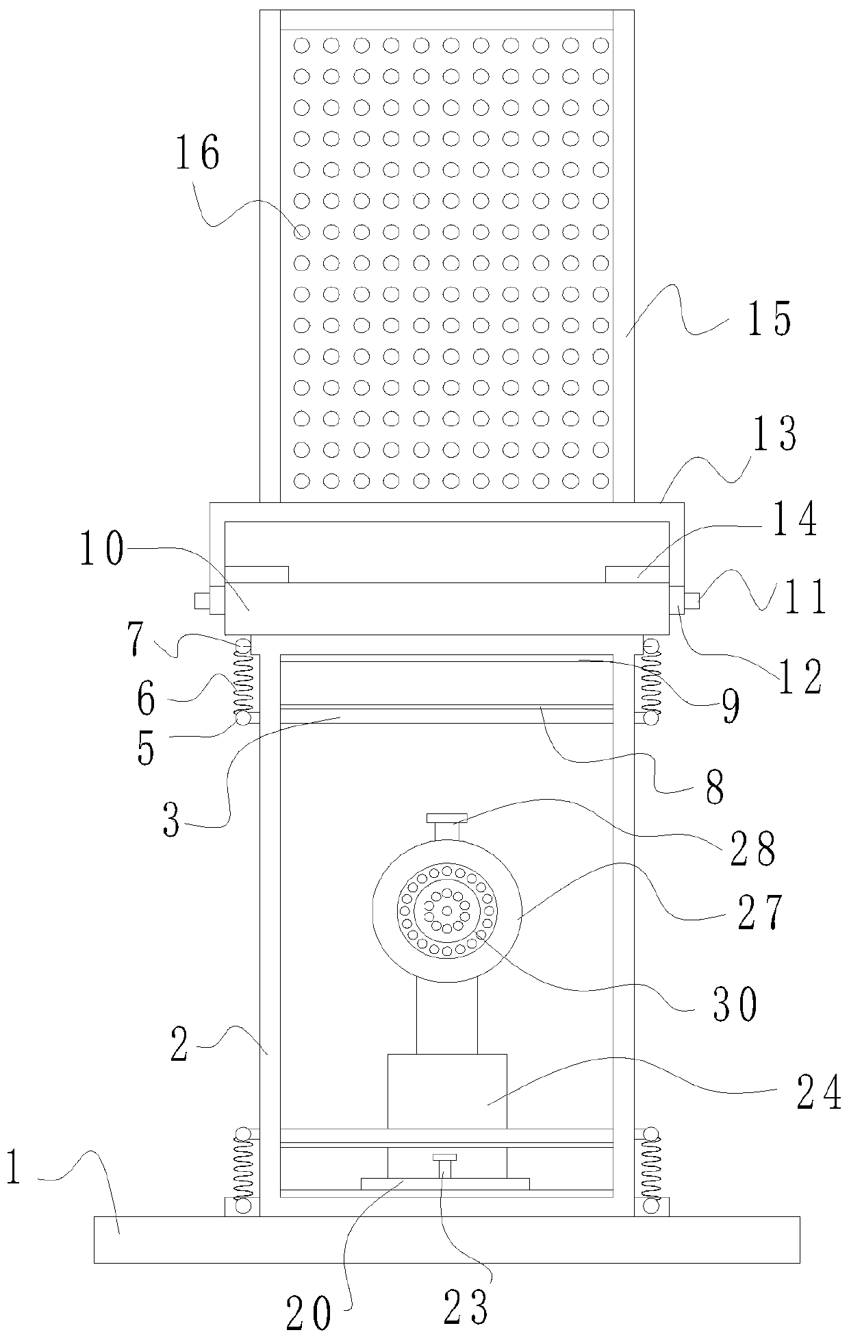 Fabric performance detecting device for garment production