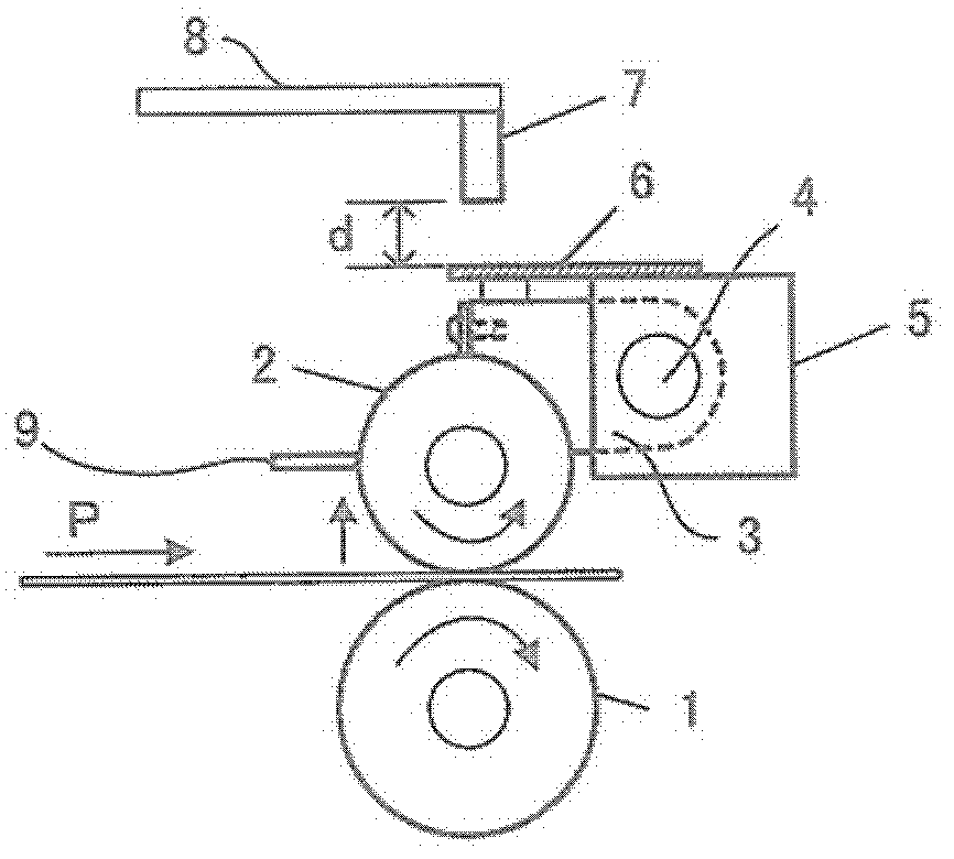 Paper thickness detection device