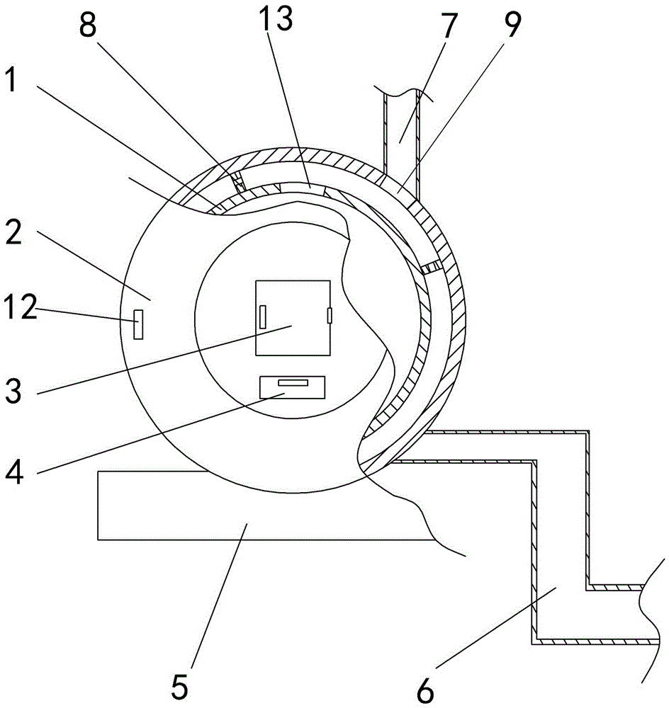 Rotary heating furnace