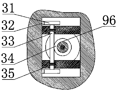 Device for tamping slope surfaces on two sides of canal