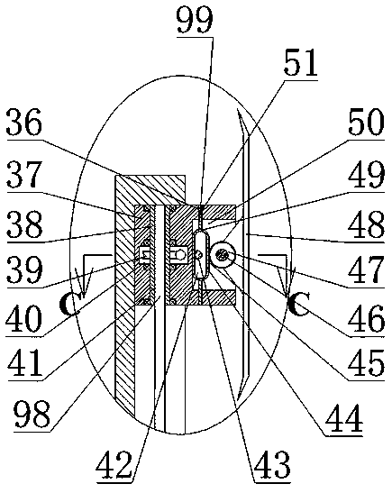 Device for tamping slope surfaces on two sides of canal