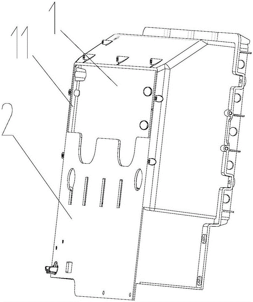 Air duct outlet structure and cooling fan