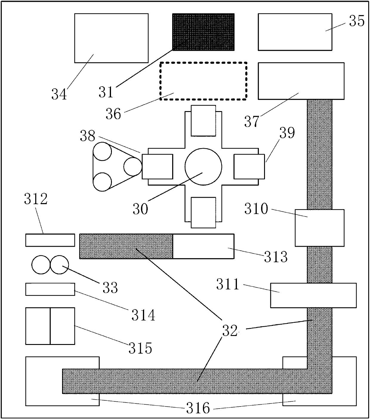 Laser peeling and lamination integration device