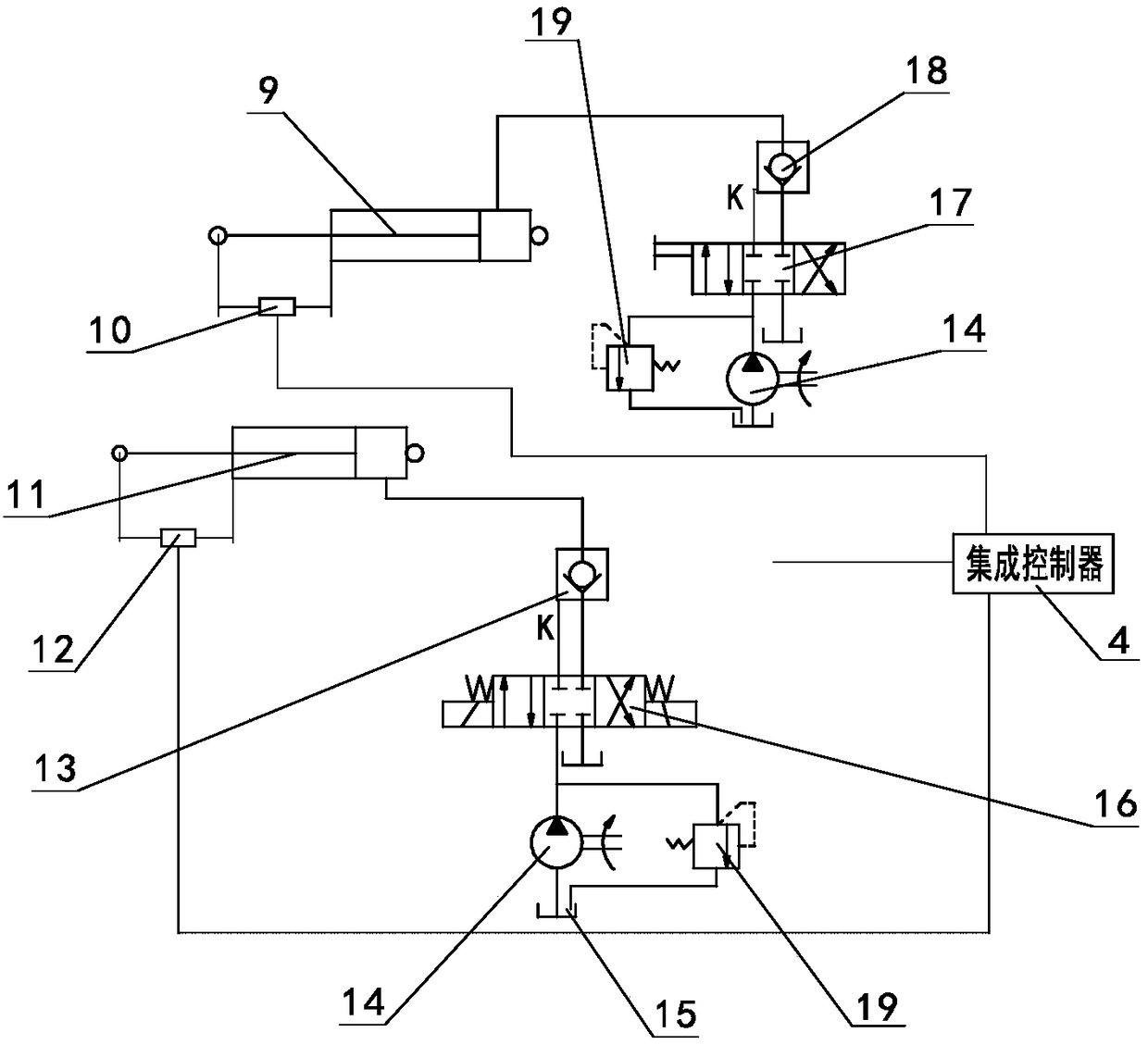 A windrower windrowing method connected with a combine harvester