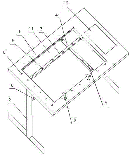 Laptop cooling table