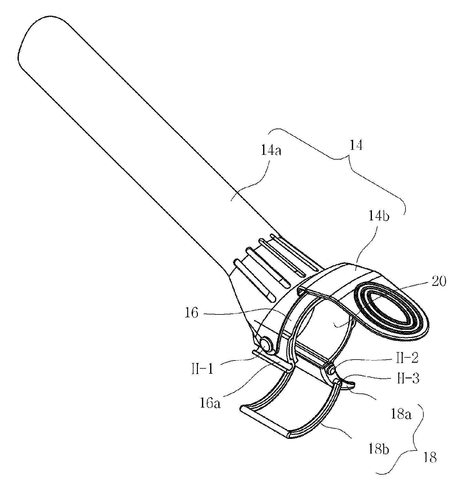 Removable hair clip for hair iron