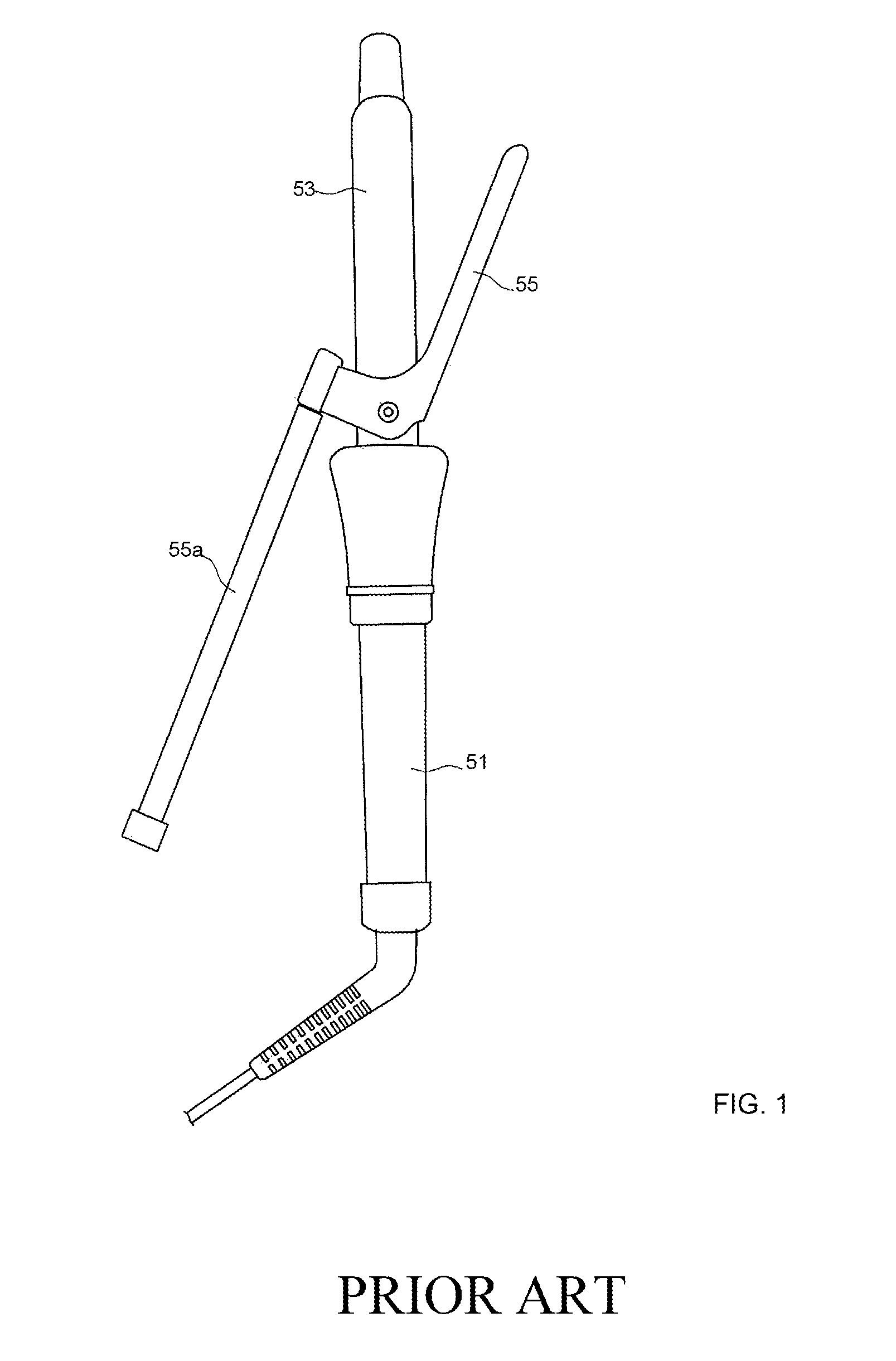 Removable hair clip for hair iron