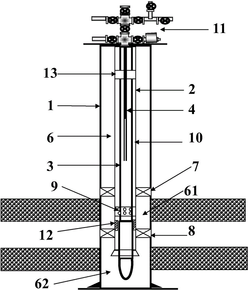 In-situ combustion layered ignition method