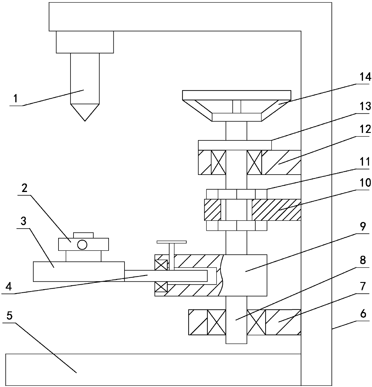 Inclined hole processing device