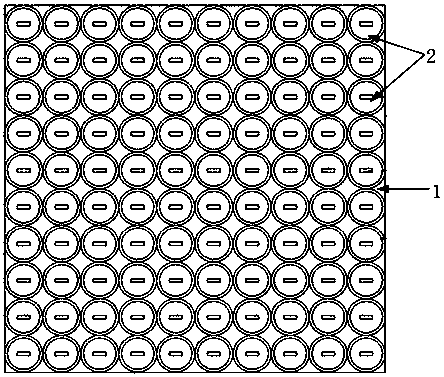 pebble mounting structure