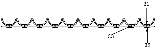 pebble mounting structure