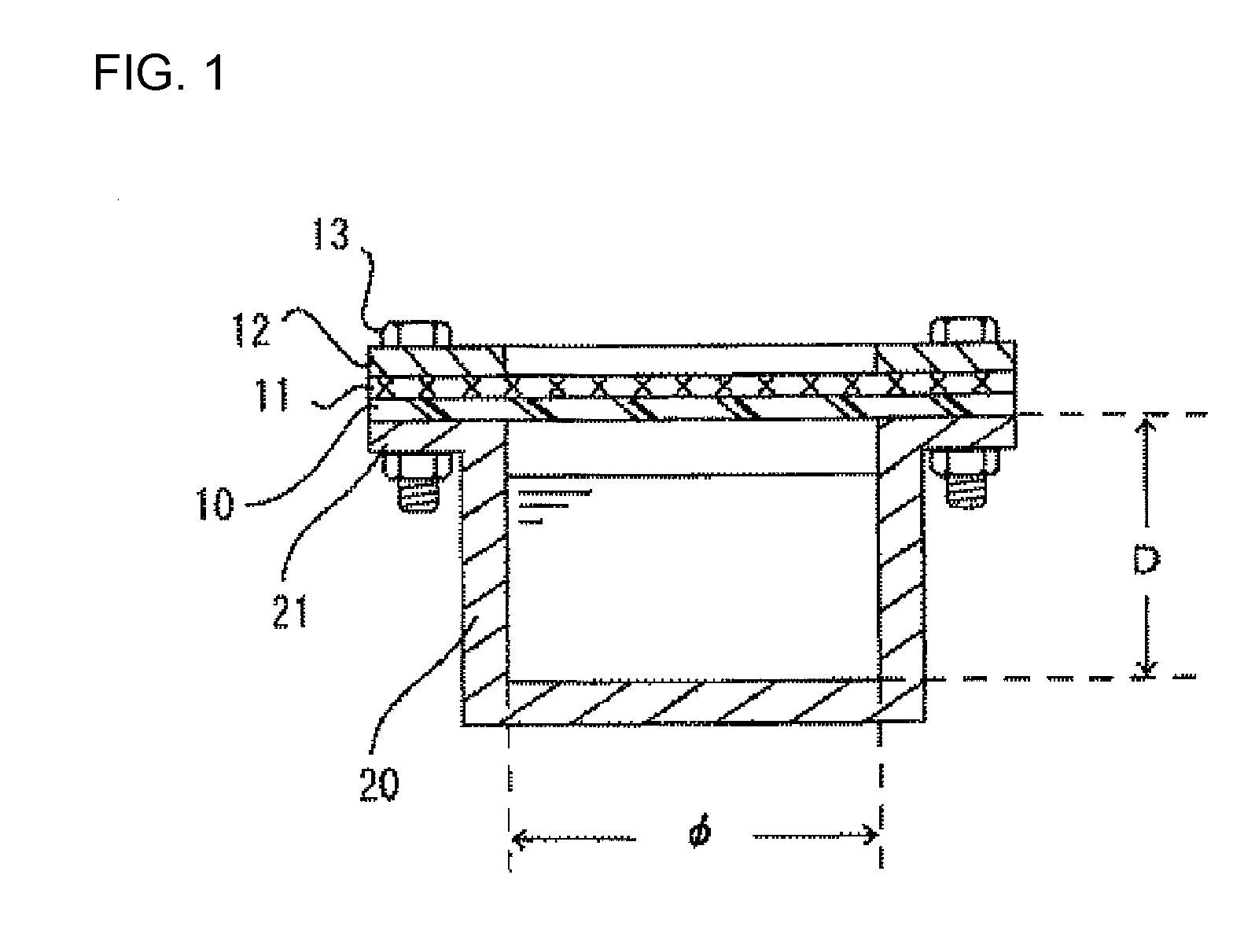 Rubber composition and fuel tank packing for automobile using the composition