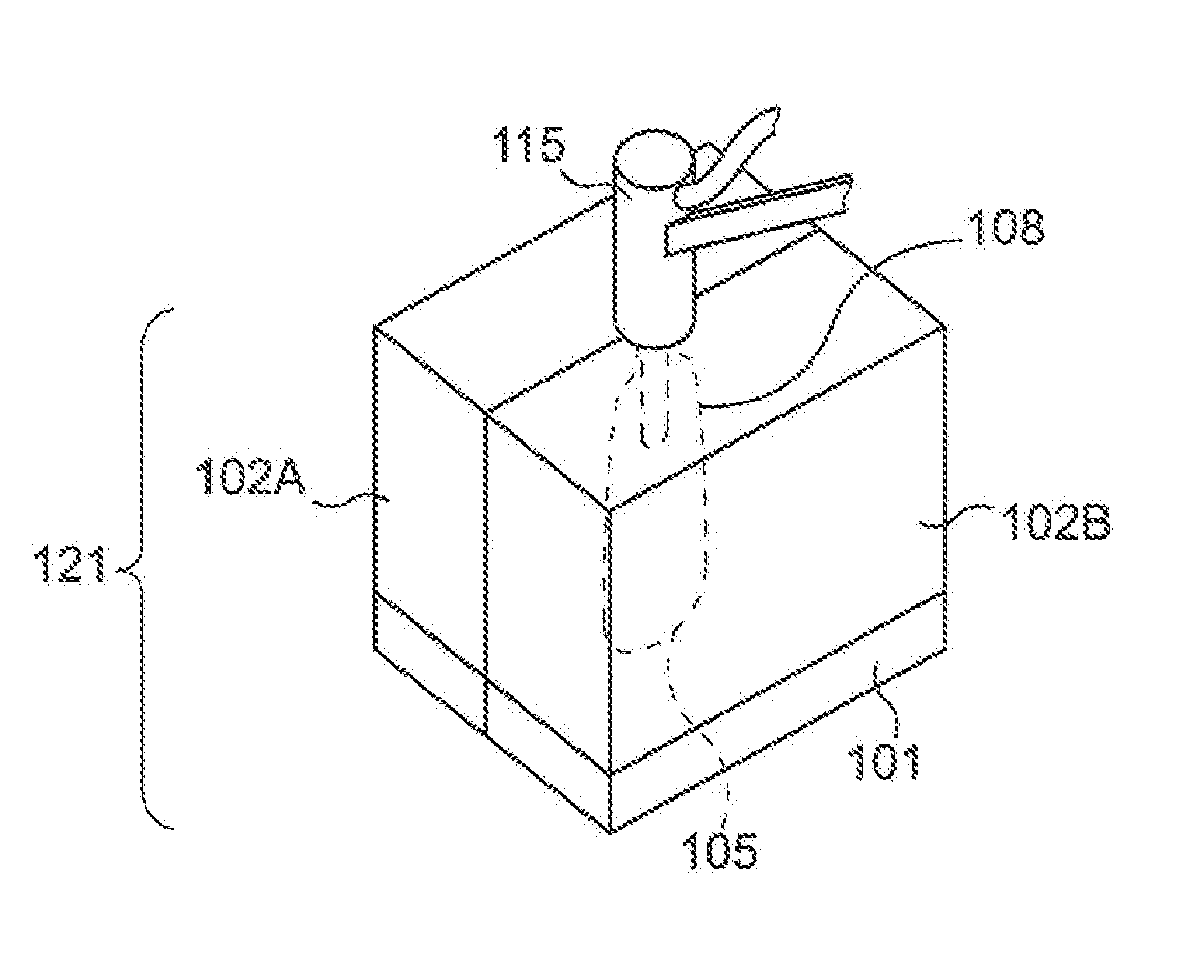 Apparatus and method for fabricating and filling containers