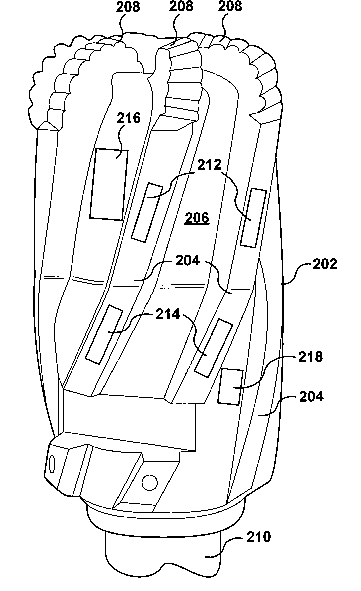System, method and apparatus for petrophysical and geophysical measurements at the drilling bit