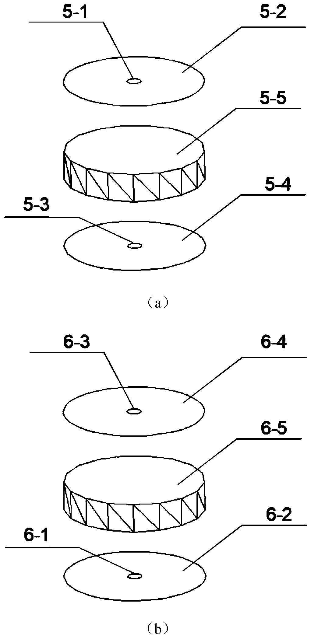 Online thickness monitoring device and method for accumulated dust in bottom of horizontal flue