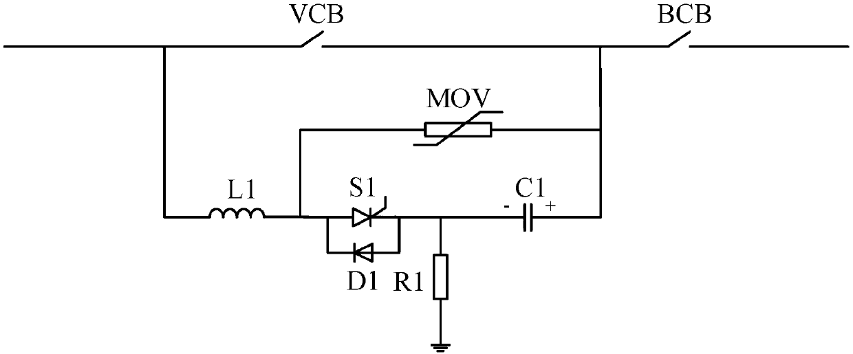 A mechanical DC circuit breaker topology