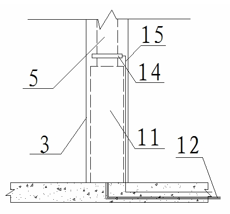 Vertical cement tank with electronic scale