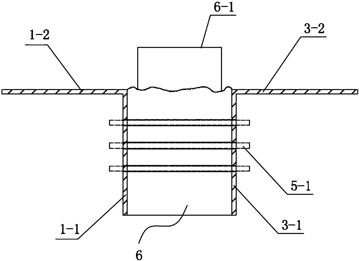 Support body for erecting precast plate and construction method thereof