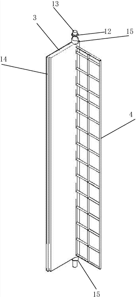 Construction method for integral gate trash rack piece of pump station