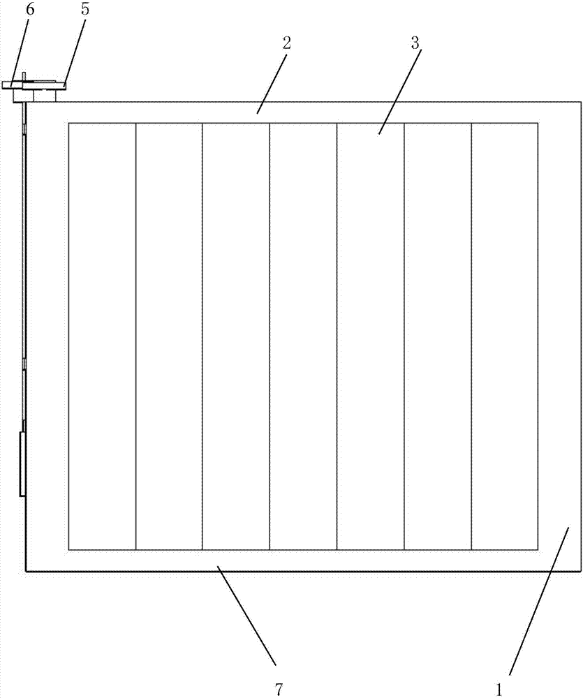 Construction method for integral gate trash rack piece of pump station