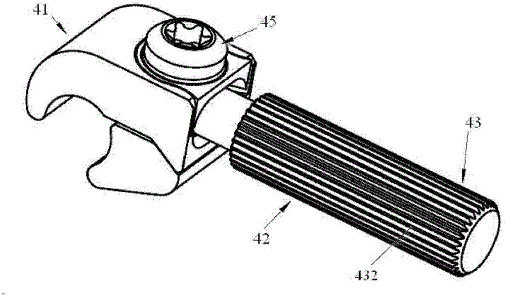 Connection adapter and fixing system for pedicle screws