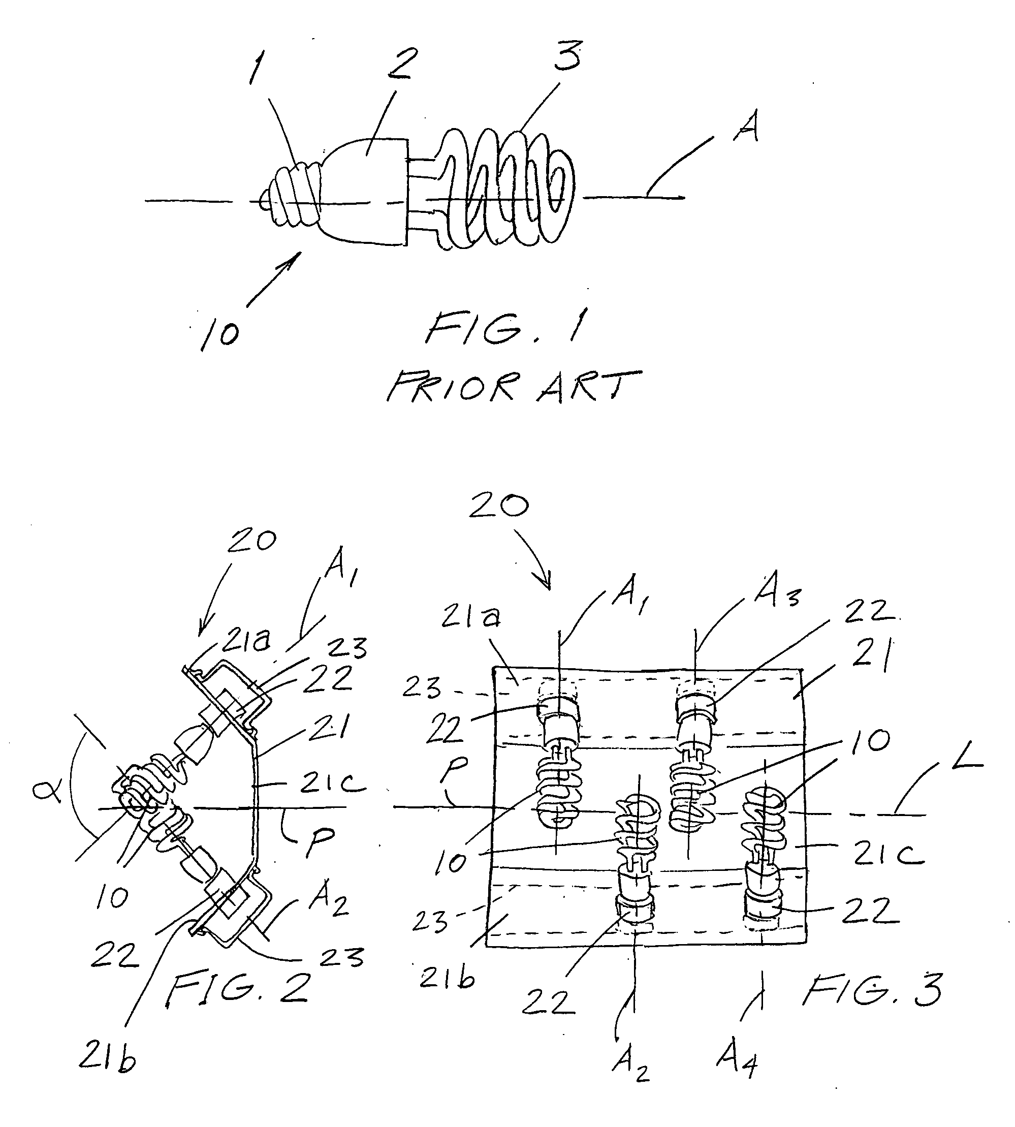 High intensity light arrangement and method