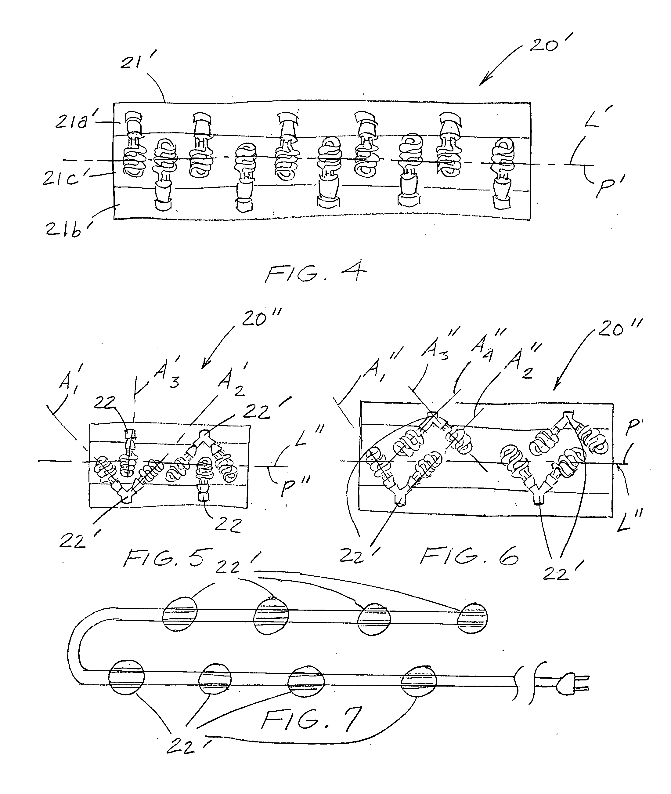 High intensity light arrangement and method