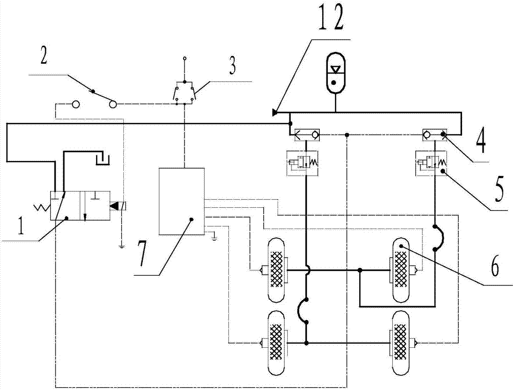 Airplane brake system and static brake protection control method