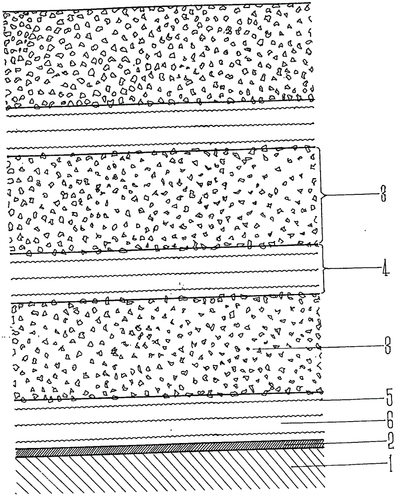 The technical method of joint application of multiple composite pavement materials to pave the deck of highway steel bridges