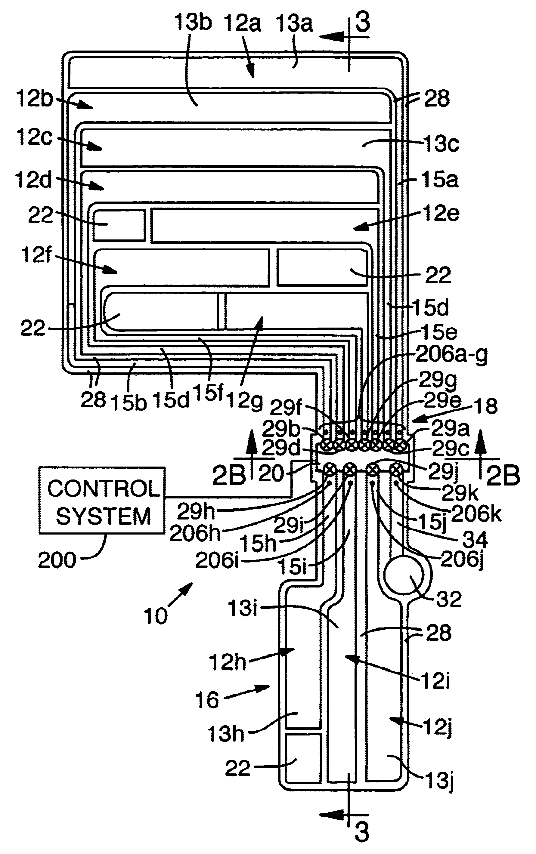 Dynamically-controlled cushioning system for an article of footwear