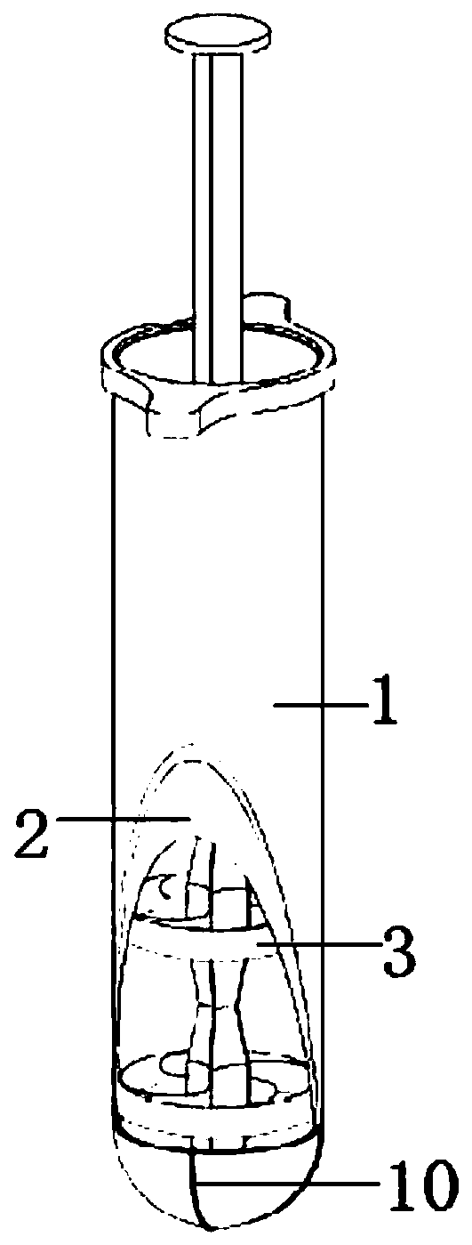 Hemostatic structure and device combining airbag with elastic plate