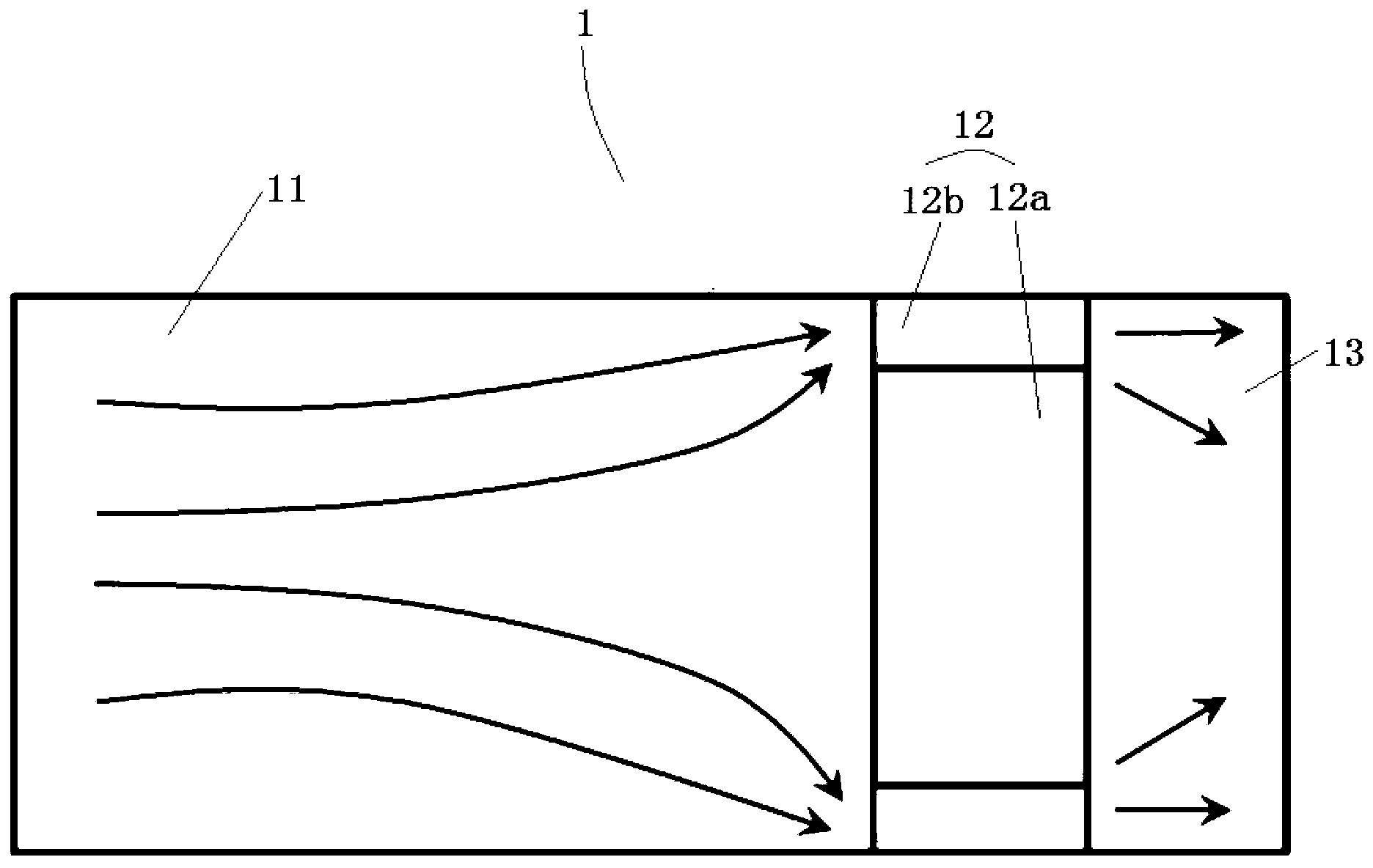 Composite cigarette filter rod capable of automatically guiding flow and composite cigarette