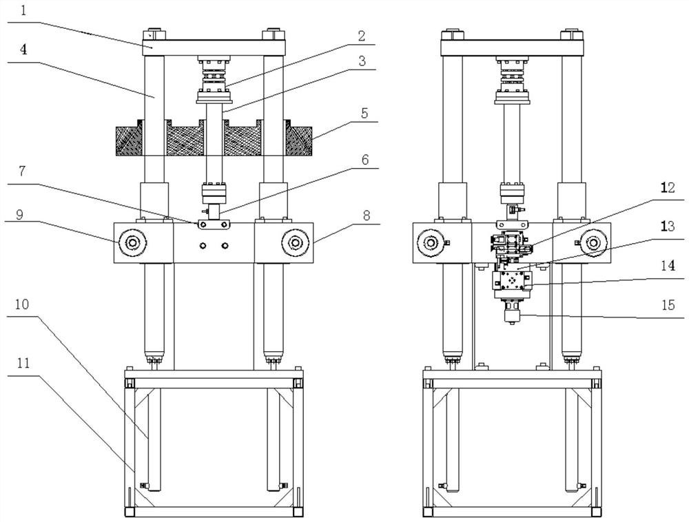 A marine climate environment-torsional load coupling test device and test method