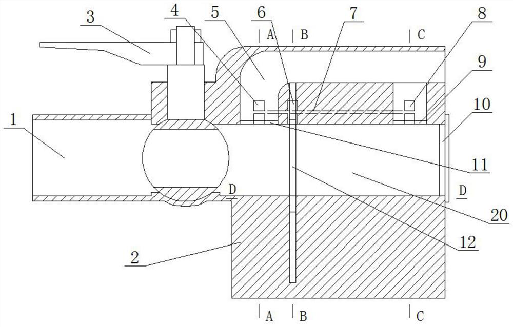 Cleaning device and cleaning method of garbage in valve