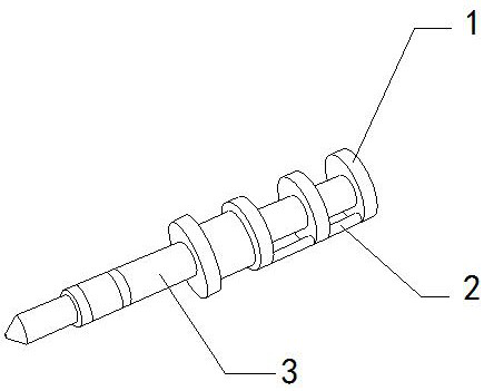 Injection mold head