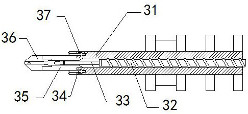 Injection mold head