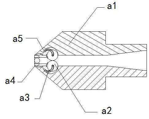 Injection mold head