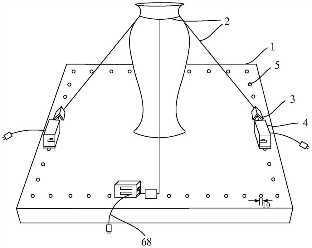 Cultural relic fixing device with tension capable of being automatically adjusted and monitored based on bolt binding method