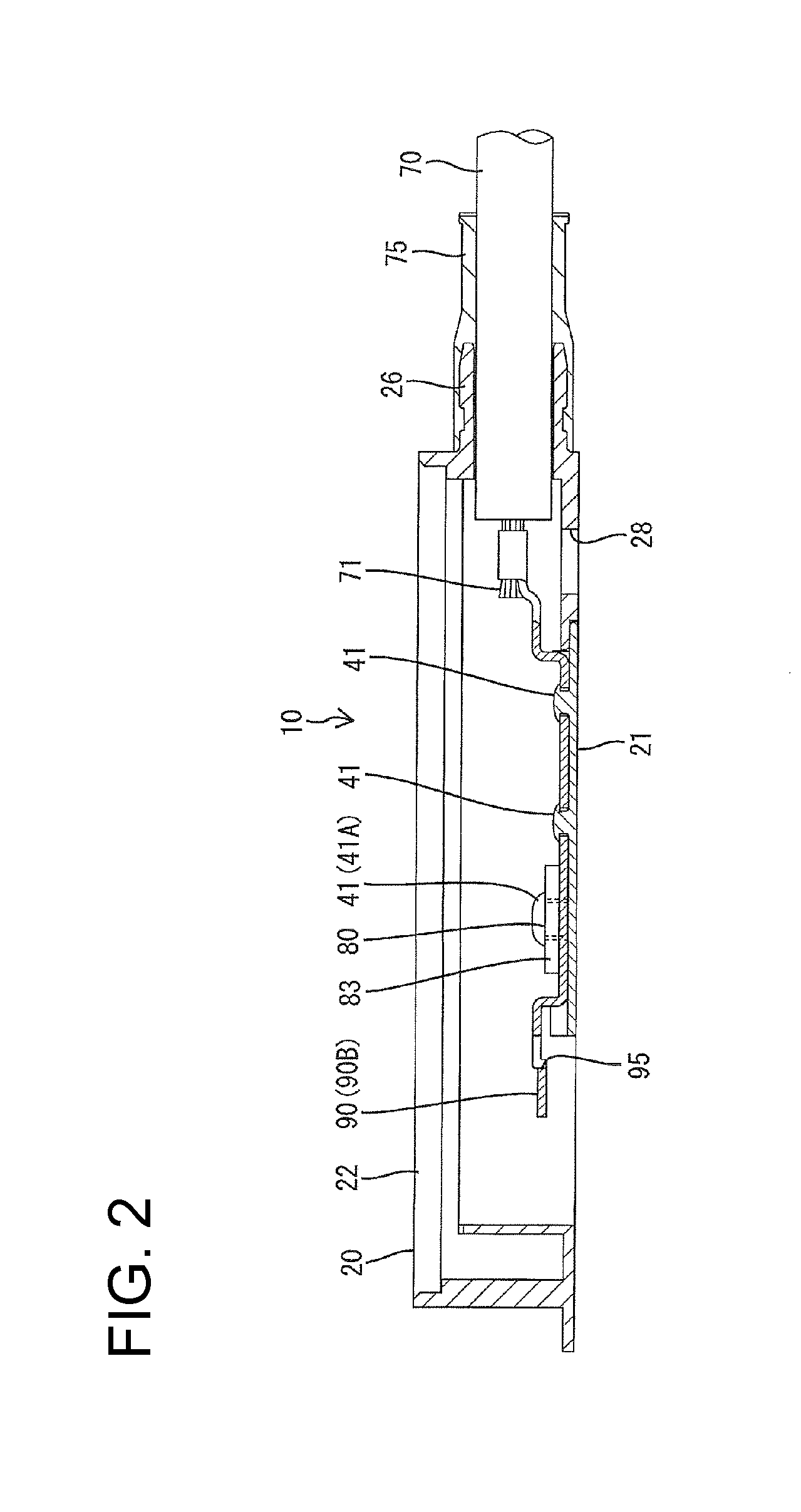 Terminal box for solar cell module