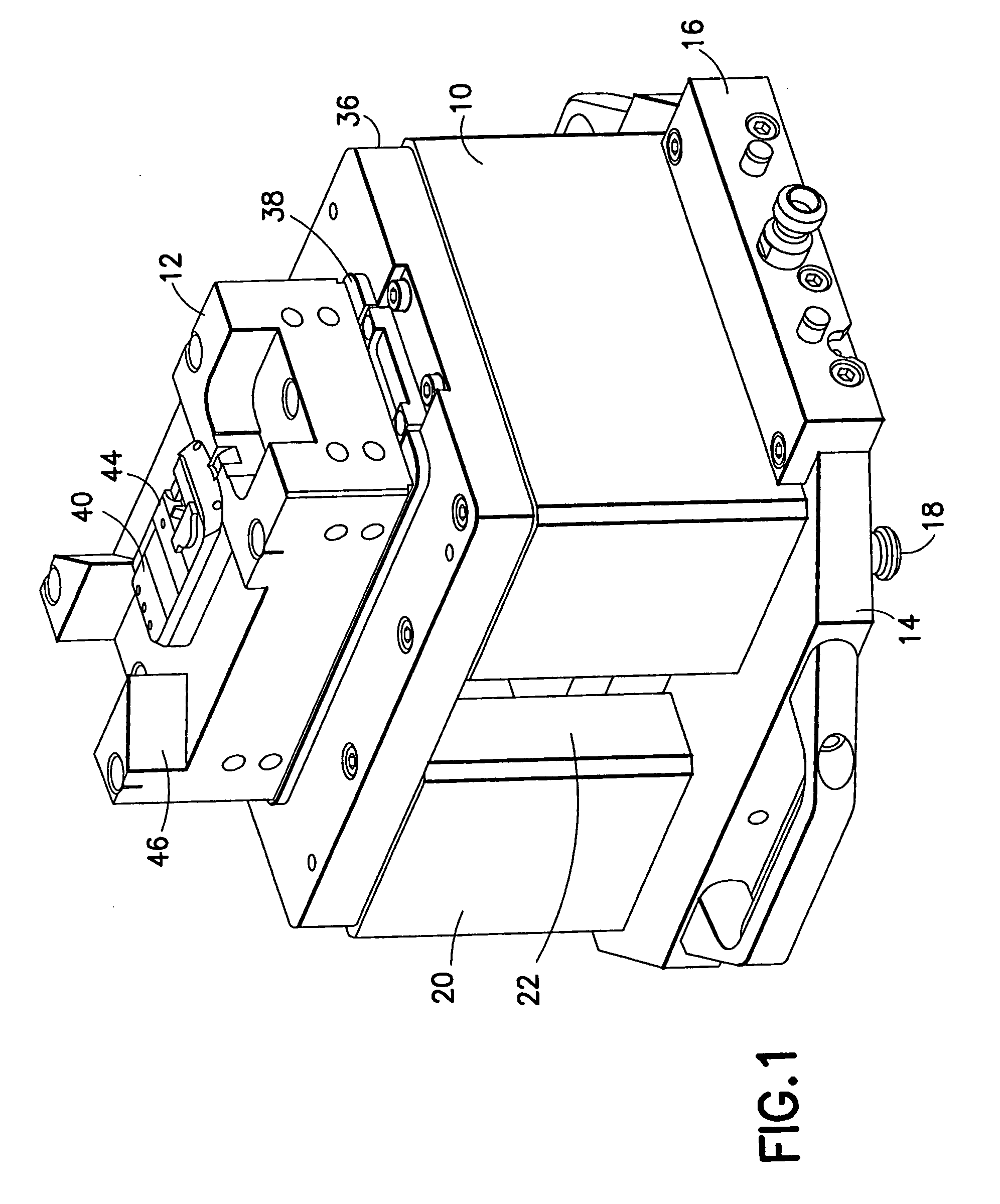 Assembly fixture and method for machining injection mold tooling