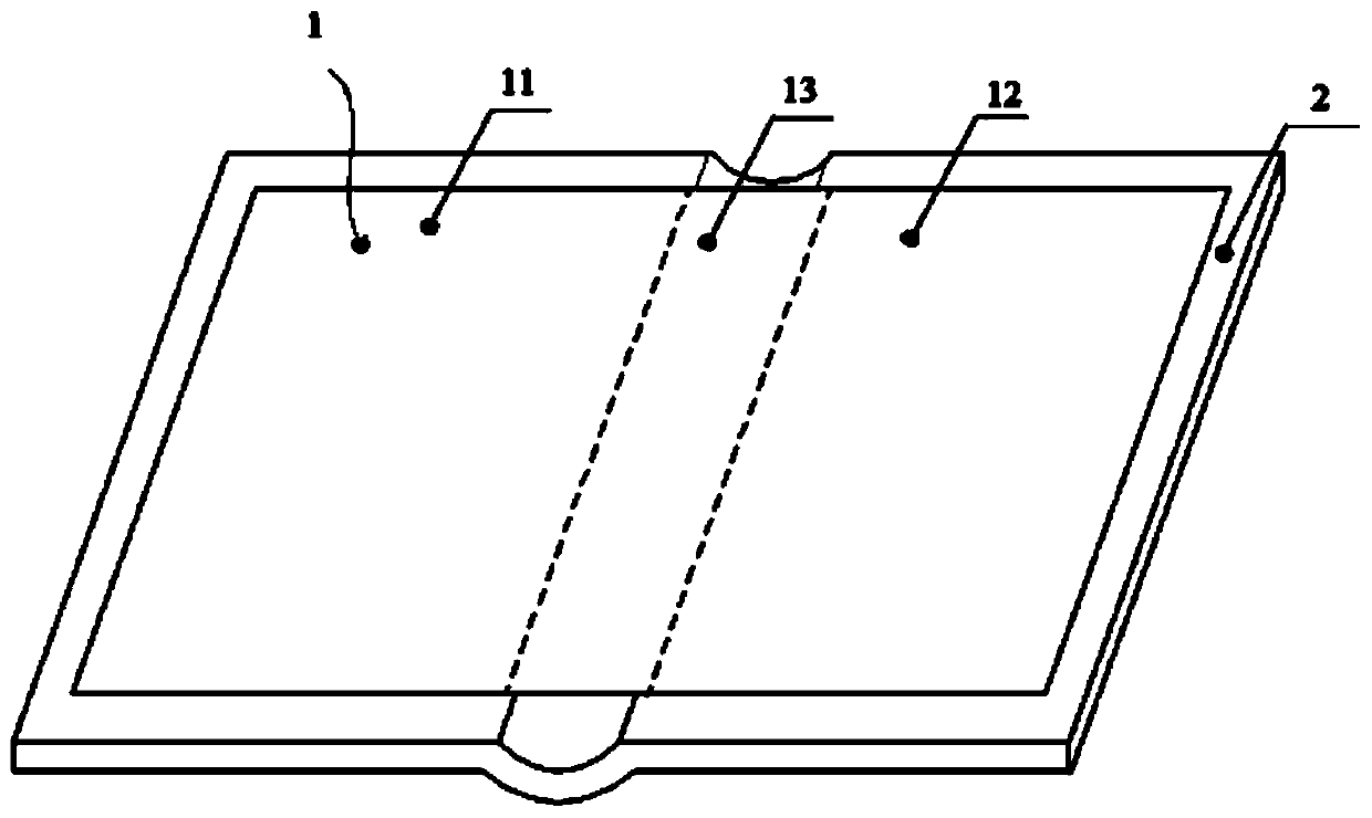 Foldable display screen and display device