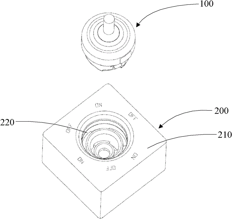 Plug and socket, and electrical connection assembly